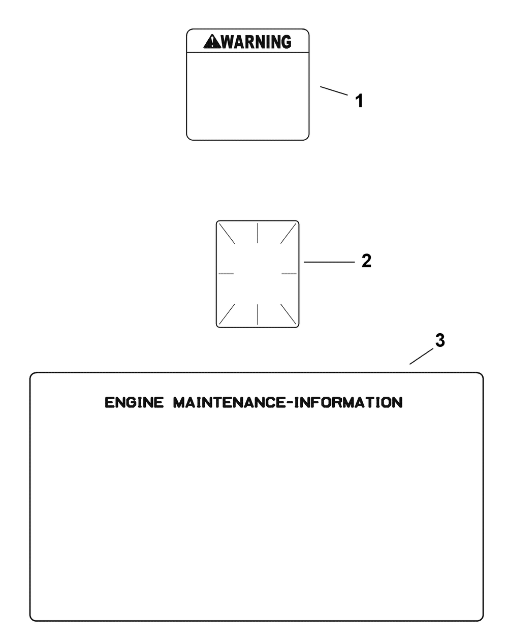Kohler Efi Engine Decals Diagram and Parts List for 465 4X4-EFI-1I029Z-1H020Z-37BMD710 Cub Cadet Lawn Tractor Accessories